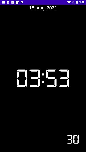 Huge Digital Clock Pro Screenshot 0