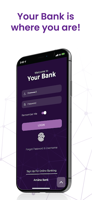 Amãna Bank Screenshot 0