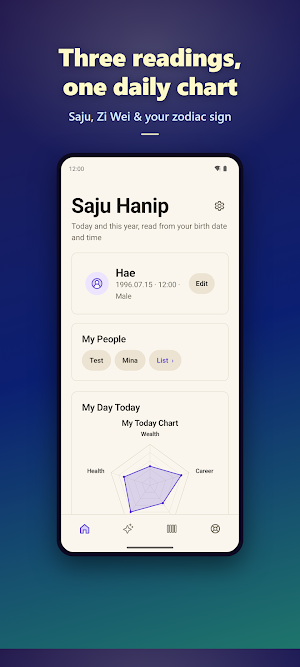 Saju: Astrology, Tarot & BaZi Screenshot 2