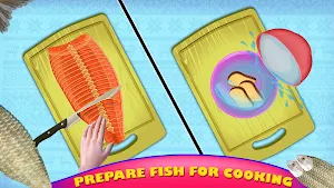 Fish Stick Cooking : Seafood Kitchen Screenshot 2