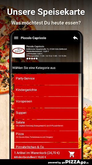 Piccolo Capriccio Köln Dellbrü Screenshot 3