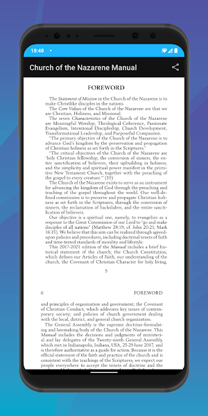 Church of the Nazarene Manual Screenshot 1