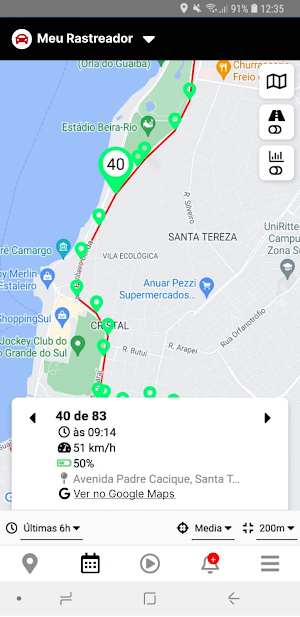 Ultrasat Rastreamento Screenshot 2