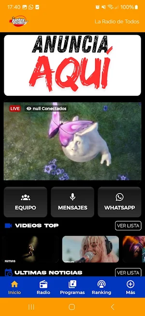 Juntos Tv Radio Screenshot 1