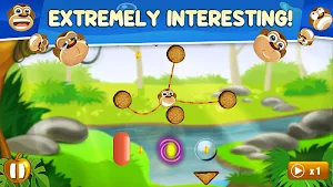 Physics puzzle: Animal Food Pathfinder Puzzle Screenshot 3