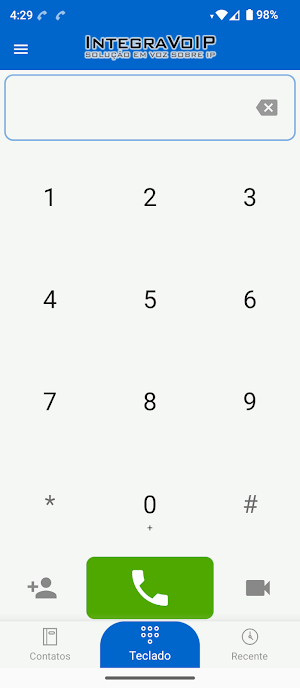IntegraVoIP SIP Softphone Screenshot 1