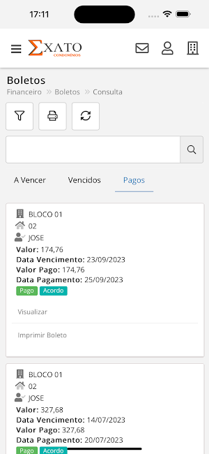 Portal Exato Screenshot 3