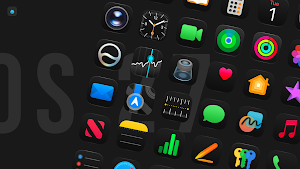 iFruity Dark - Icon Pack Screenshot 0