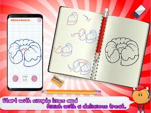 Learn to Draw Delicious Treats Screenshot 3