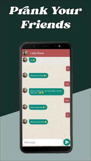 Lady Diana - Fake Video Call Screenshot 3