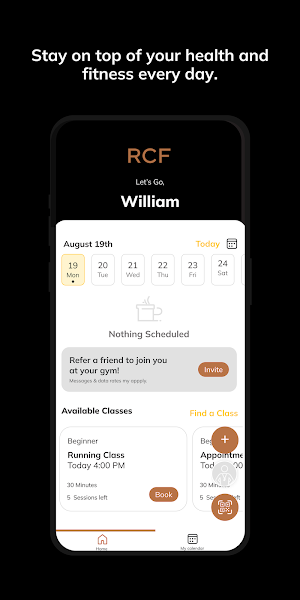 Re|Claim Fitness Screenshot 1