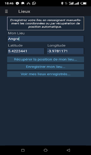 Mon GeoTracker de Poche Screenshot 3