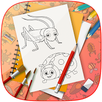 Learn To Draw Cute Insects