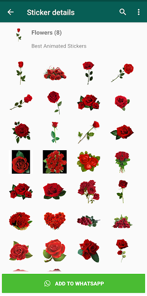 Flowers Stickers WAStickerApps Screenshot 1