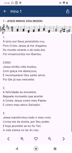 Hinário CCA Screenshot 1