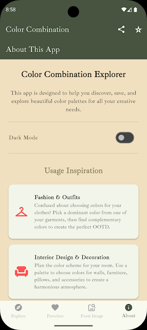 Style Palette: Color Outfits Screenshot 0