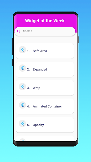 Flutter Widgets Tutorials Screenshot 0