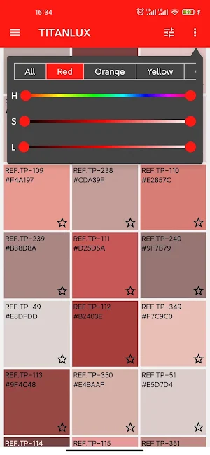 Titanlux Paint Colors Screenshot 2