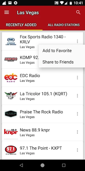 Las Vegas Radio Stations - Nevada, USA Screenshot 1