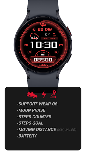 SamWatch Digital Glow Screenshot 1