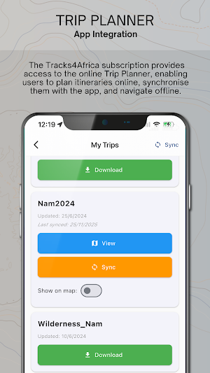 Tracks4Africa App Screenshot 3