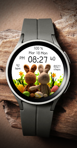 EY42 Easter Bunnies Watchface Screenshot 0