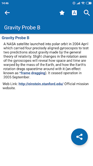 Oxford Dictionary of Astronomy Screenshot 0