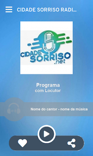 Cidade Sorriso Rádio Web Screenshot 1
