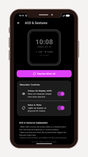 Huawei watch fit 3 app guide Screenshot 2