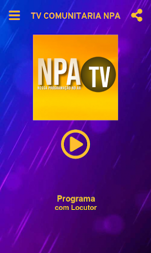 TV COMUNITÁRIA NPA Screenshot 1