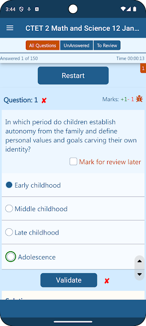 TET Exam Practice Screenshot 3