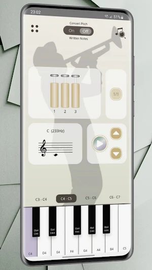 Trumpet Fingering Chart Screenshot 0