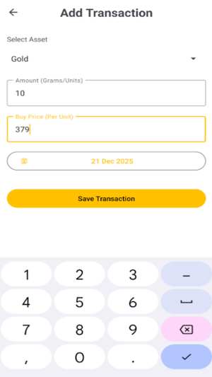 Crypto Coin Alarm Gold, Silver Screenshot 3