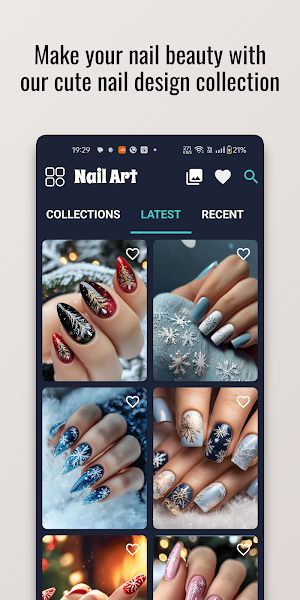 Festive Cheer Nail Art Design Screenshot 3