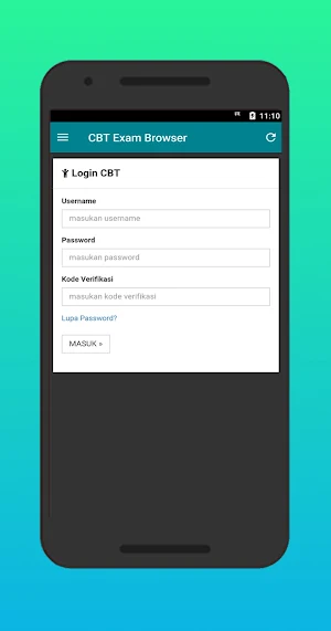 CBT Exam Browser Screenshot 1