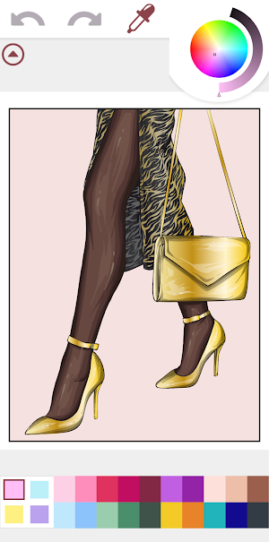Fashion Color Book Style Games Screenshot 3