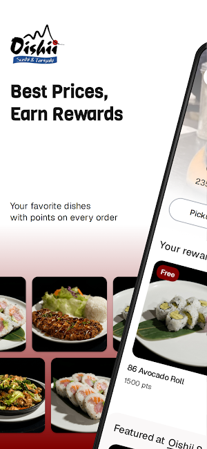 Oishii Sushi & Teriyaki Screenshot 0