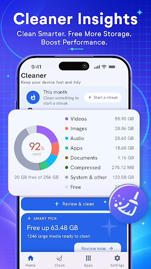 Cleaner: Phone Boost & Storage Screenshot 0