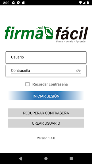 Firma y Factura Facil Screenshot 0