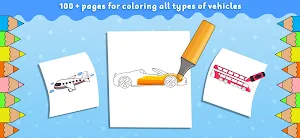 Car Coloring Drawing Art Games Screenshot 1