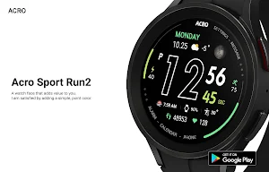 ACRO Sport Run2 Watchface Screenshot 1