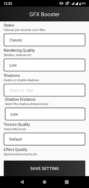 GFX Booster For BGMI - Game op Screenshot 2
