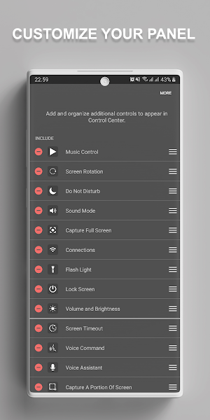 Control Center Screenshot 3
