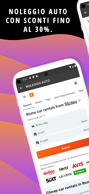 Noleggio Auto Roma Screenshot 1