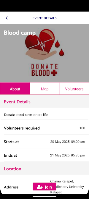 Volndear - Volunteering App Screenshot 2