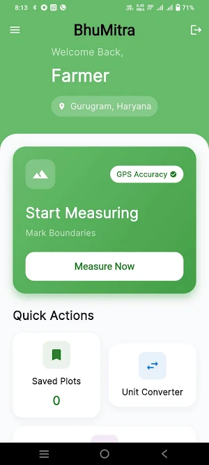 Bhumitra: GPS Land Measure Screenshot 0