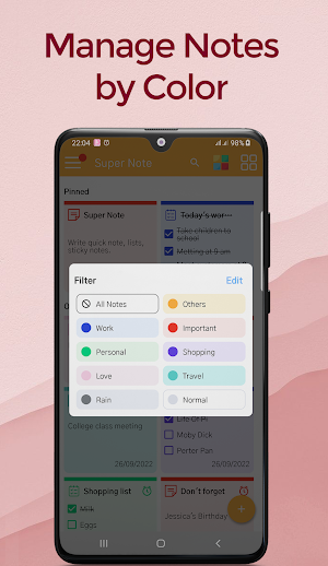 Super Note - Notepad and Lists Screenshot 2