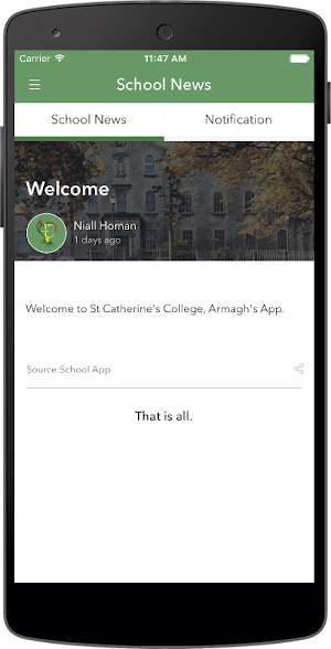 St. Catherine's College Armagh Screenshot 1