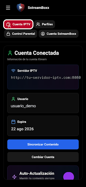 Sstreamboxx Screenshot 3