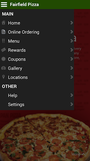 Fairfield Pizza Screenshot 1